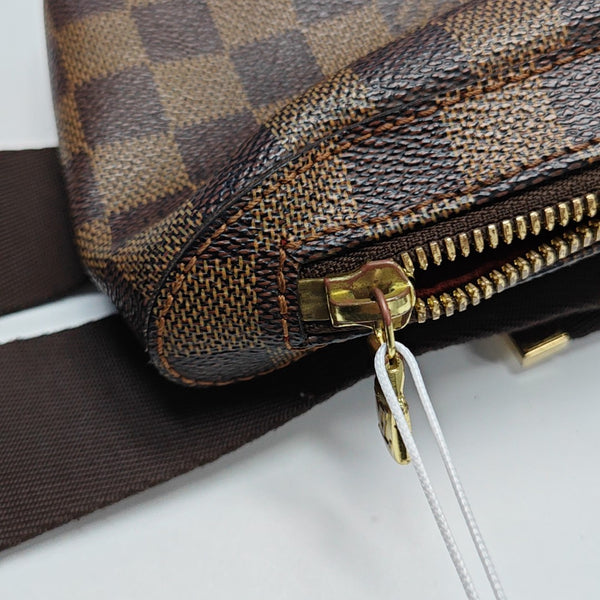 GÉRONIMOS Damier Ebene Coated Canvas Brown