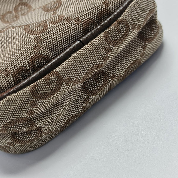 Monogram Canvas Clutch Beige