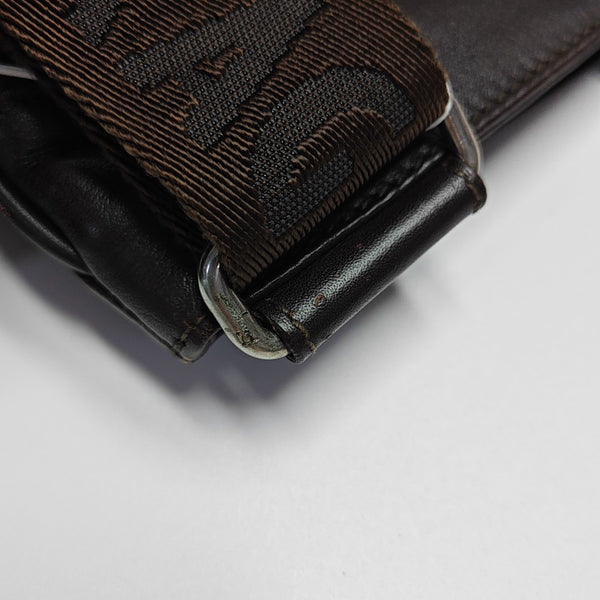 Calfskin Crossbody Bag Brown