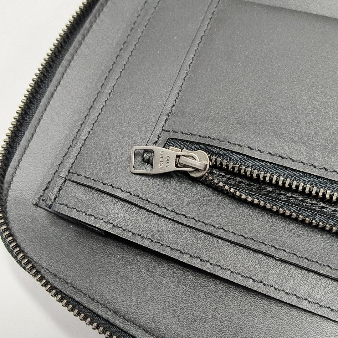 ATOLL Damier Graphite Calfskin Black