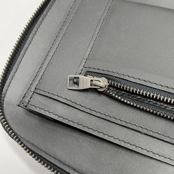 ATOLL Damier Graphite Calfskin Black