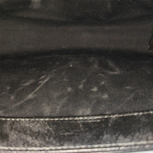 BECKY Mini Quilted Lambskin Black