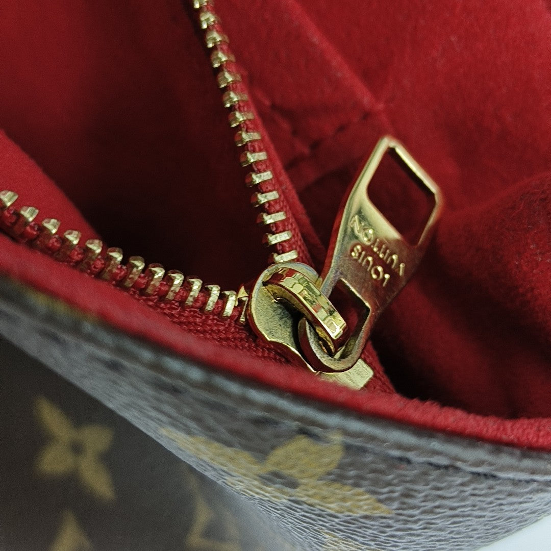 SAINT PLACIDE Monogram Coated Canvas Brown