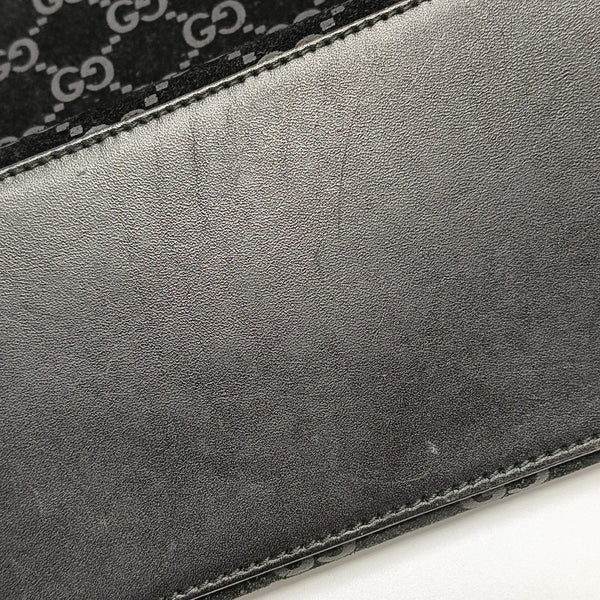 Suede Shoulder Bag Black