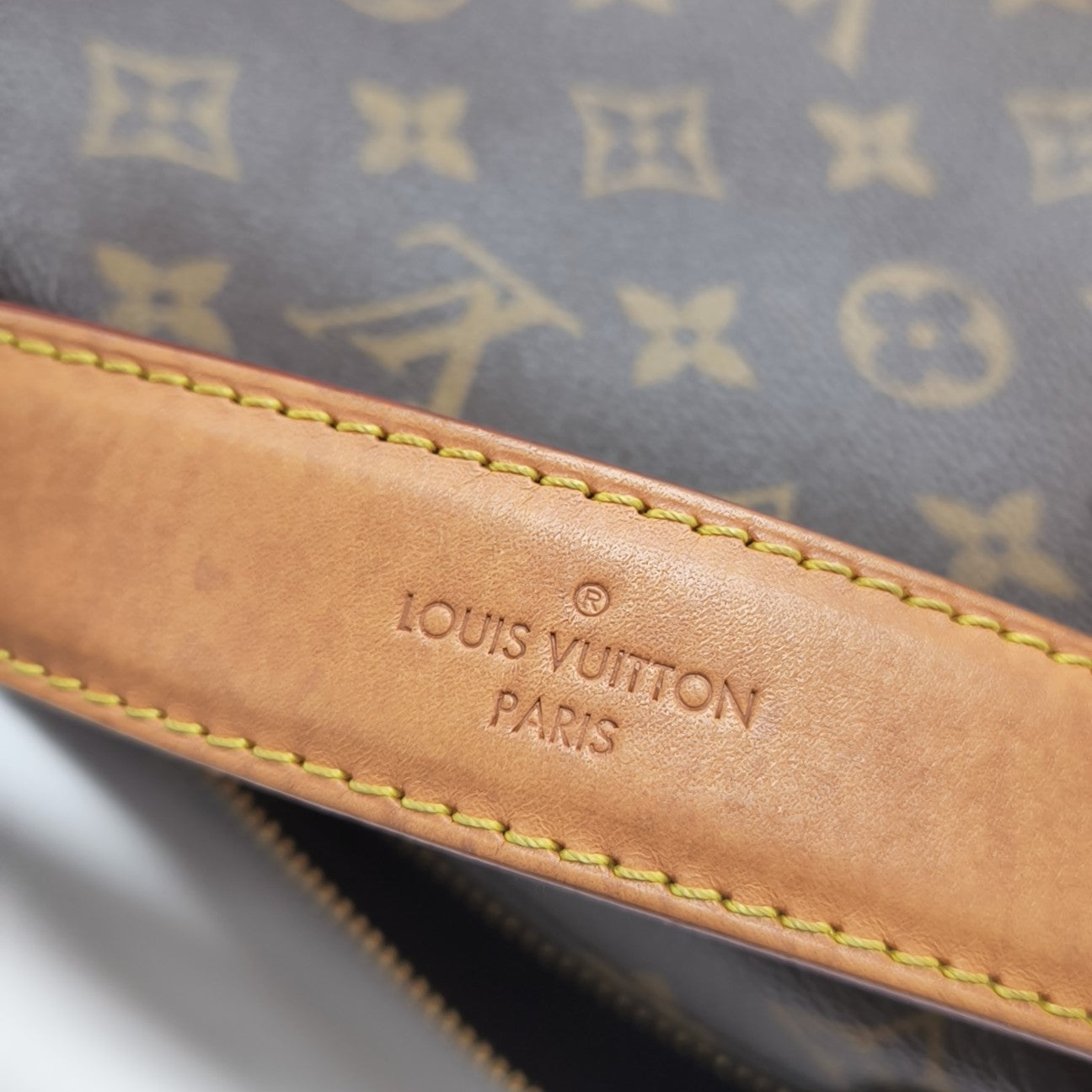 SIDE TRUNK MM Monogram Coated Canvas Brown