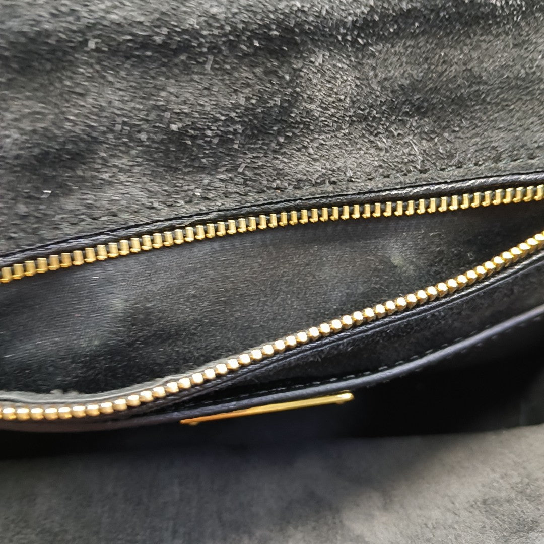 Miu Lady Calfskin Black