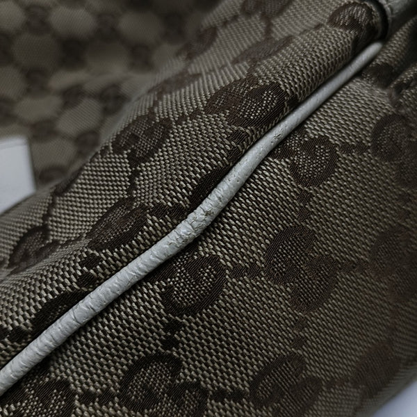 Monogram Canvas Crossbody Bag Beige