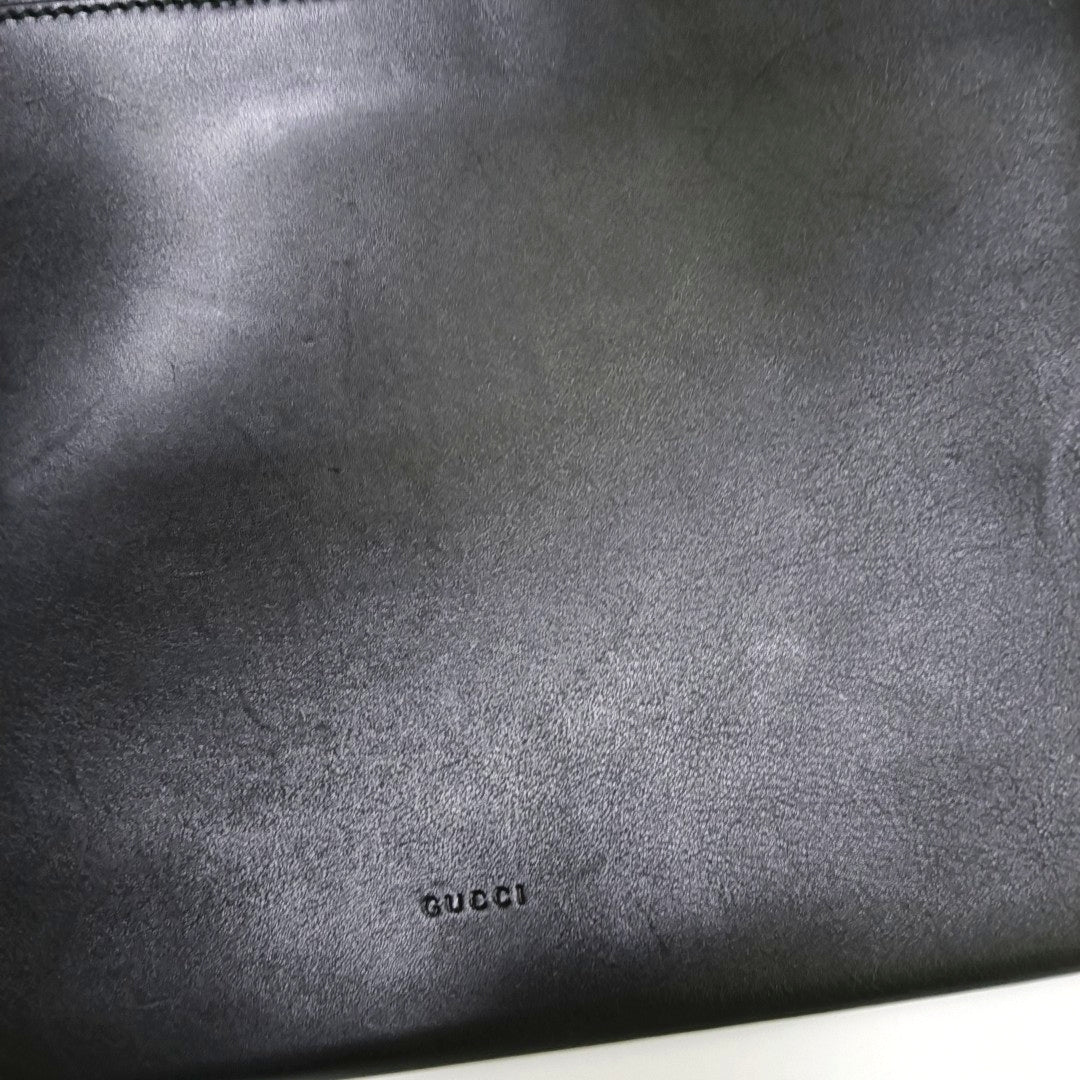 Authenticated pre-owned  Sylvie Calfskin Black - Clutch at Looply