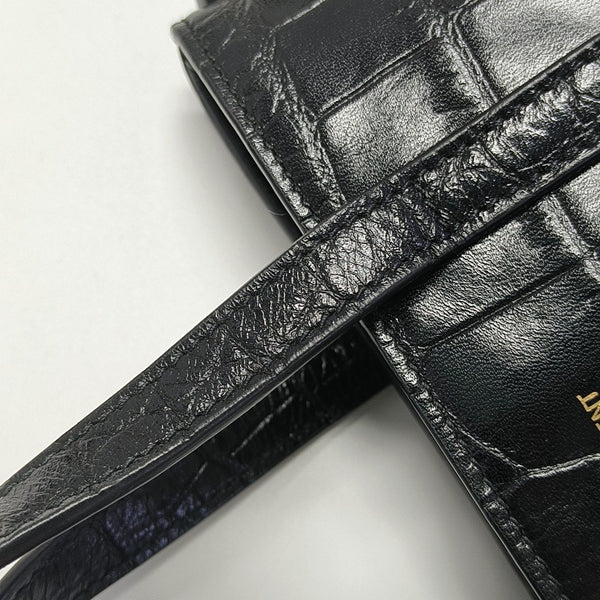Calfskin Shoulder Bag Black