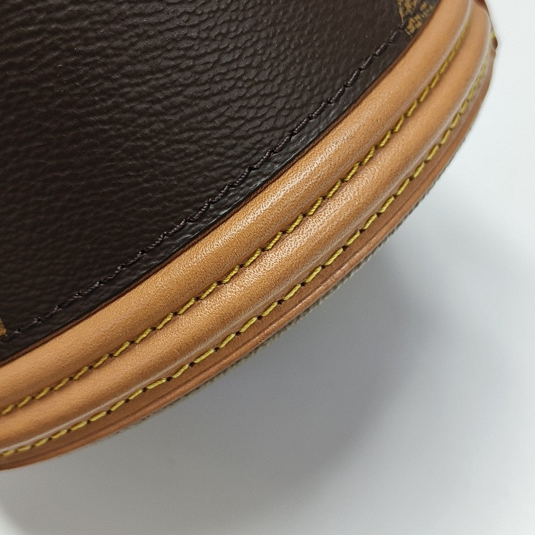CANNES Monogram Coated Canvas Brown