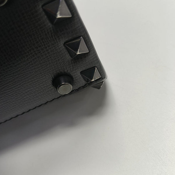 Rockstud Small Calfskin Black