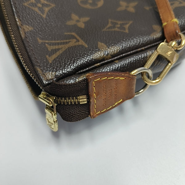ACCESSOIRES Monogram Coated Canvas Brown
