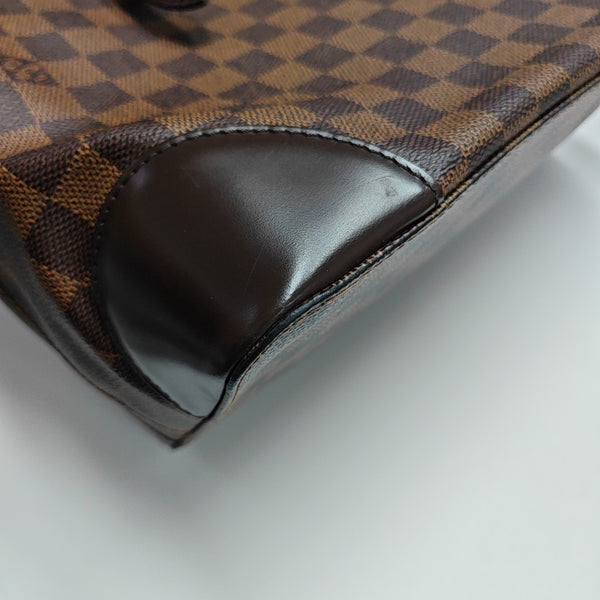 HAMPSTEAD GM Damier Ebene Coated Canvas Brown