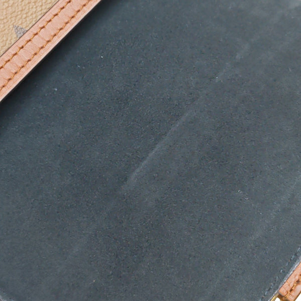 DAUPHINE Mini Monogram Coated Canvas Brown