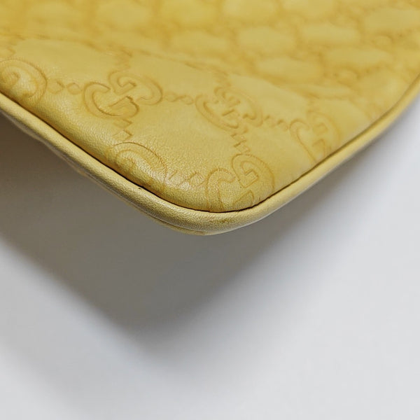 Monogram Calfskin Shoulder Bag Yellow