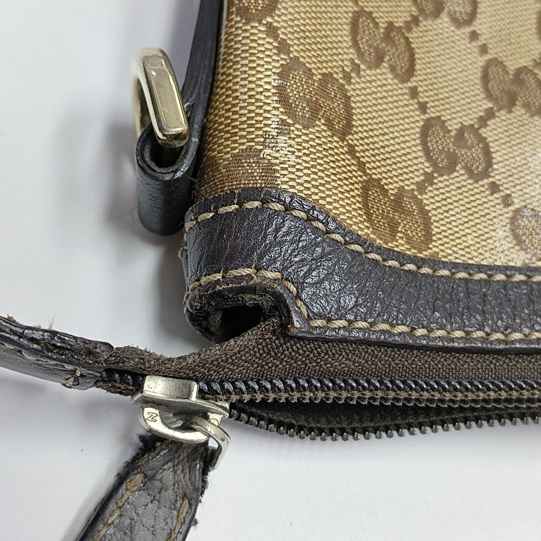 Monogram Coated Canvas Tote Bag Beige