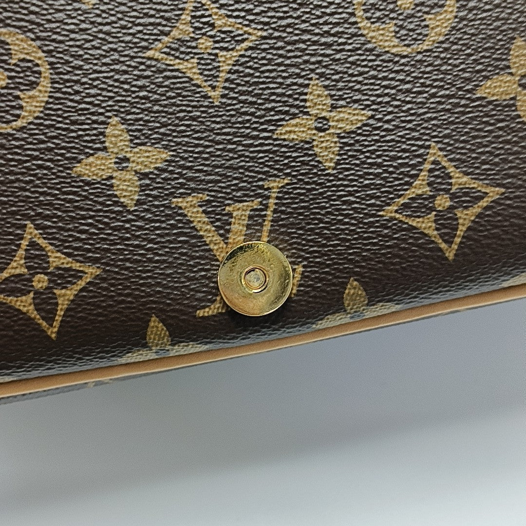DIANE Monogram Coated Canvas Brown