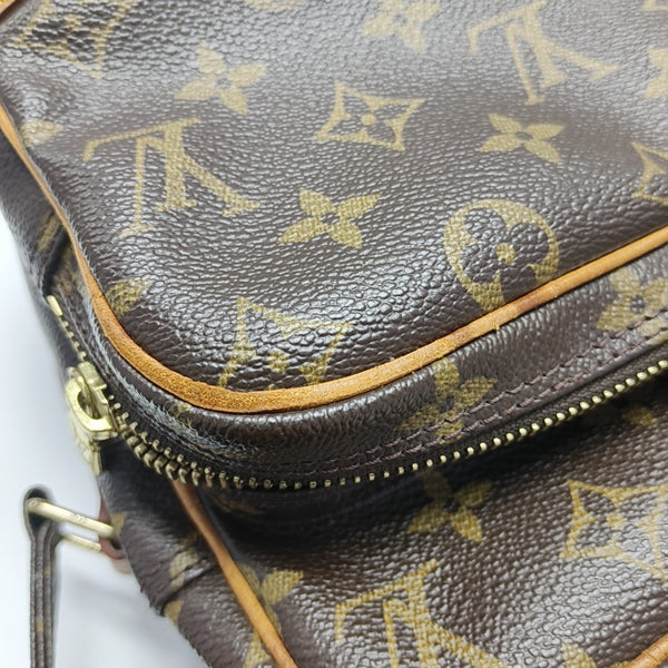 Nile Monogram Coated Canvas Brown