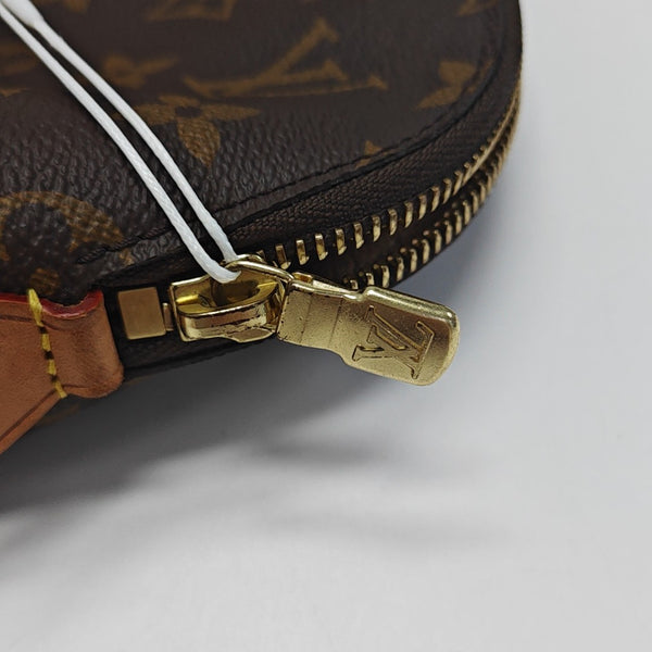 COSMETIC Monogram Coated Canvas Brown
