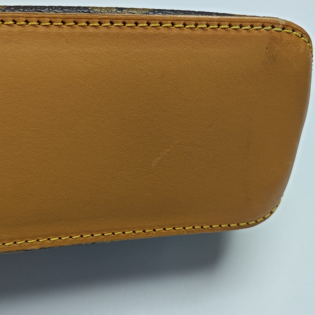 TROTTER Monogram Coated Canvas Brown
