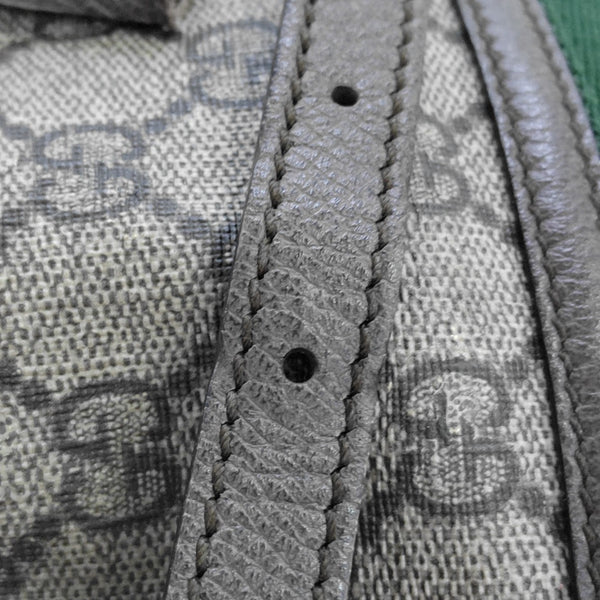 Ophidia Small Monogram Coated Canvas Beige
