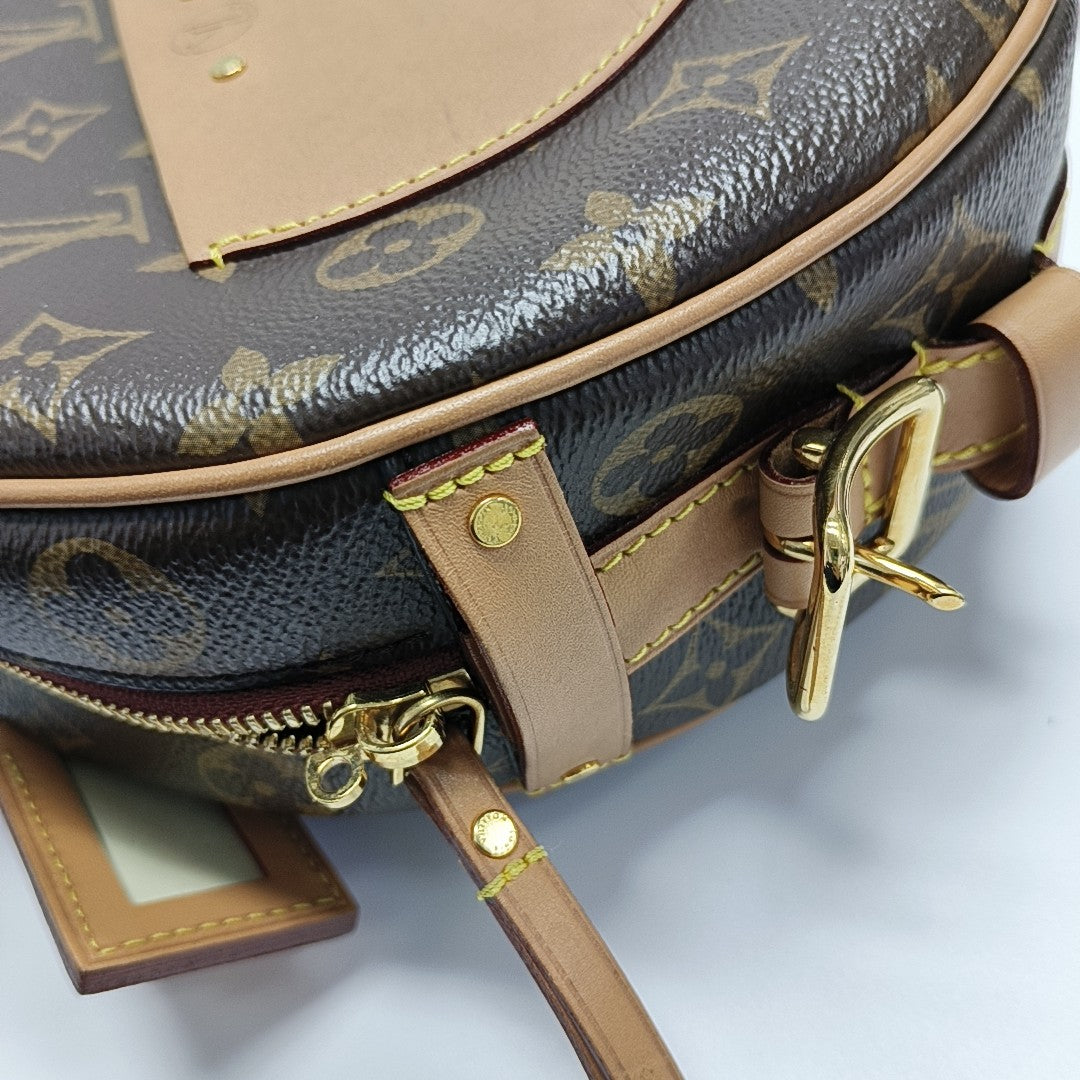 BOITE CHAPEAU MM Monogram Coated Canvas Brown