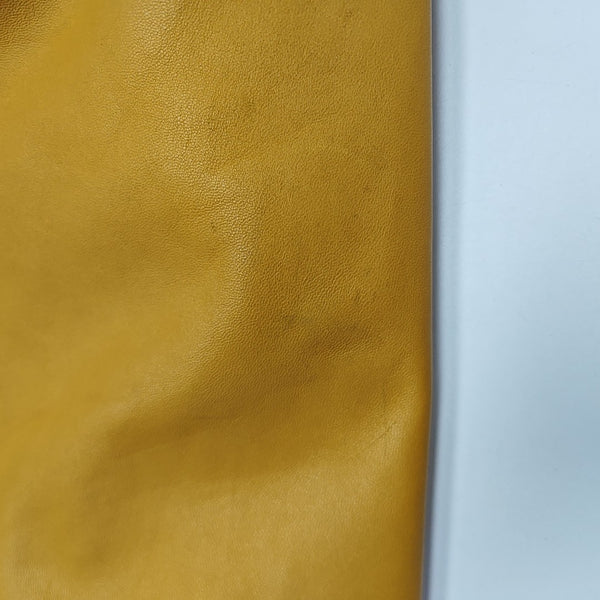 Calfskin Top Handle Bag Yellow
