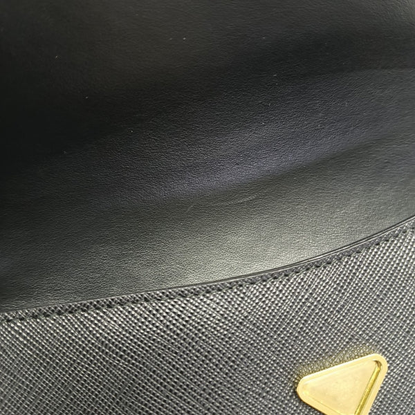 Calfskin Shoulder Bag Black