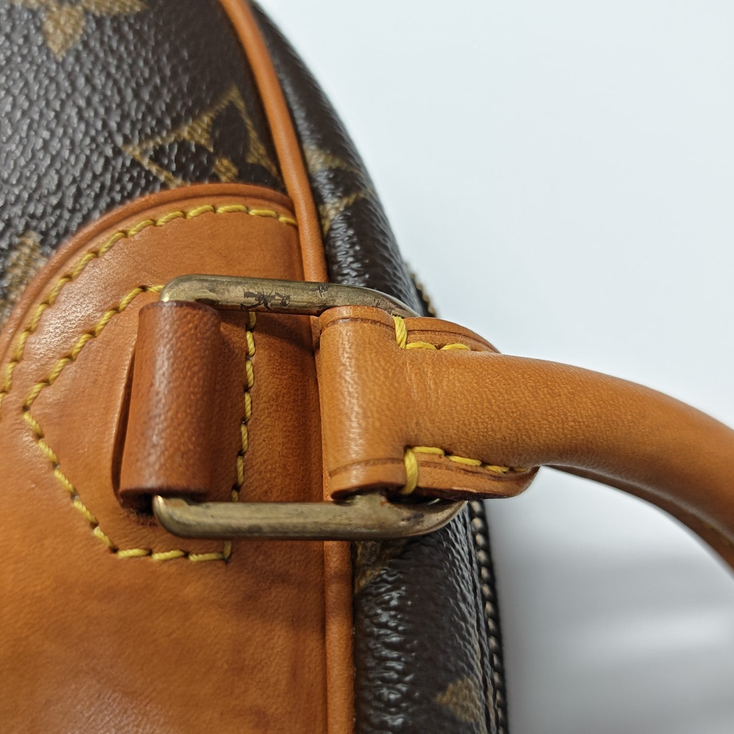 DEAUVILLE Monogram Coated Canvas Brown