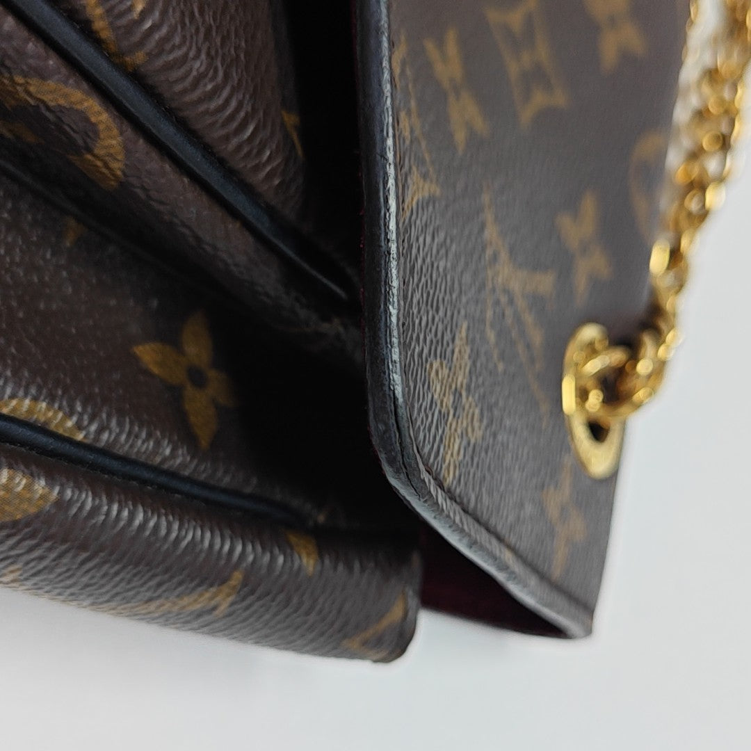 PASSY Monogram Coated Canvas Brown