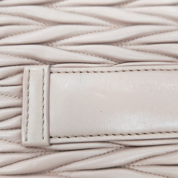 My Miu Quilted Lambskin Pink