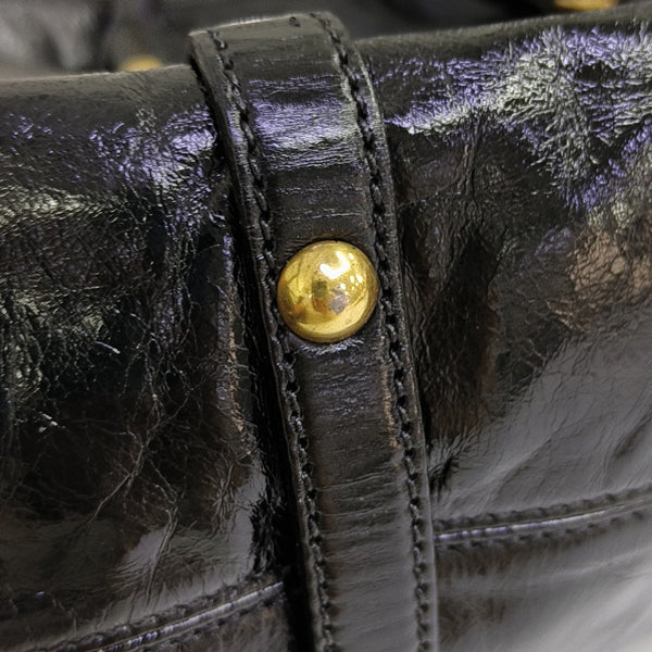 Bow Calfskin Black