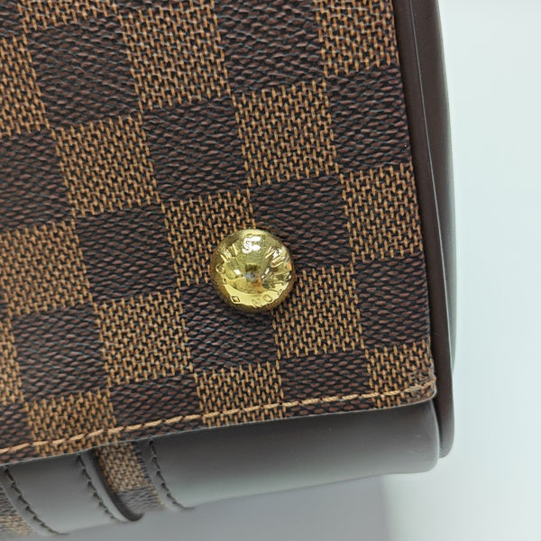 BERKELEY Damier Ebene Coated Canvas Brown