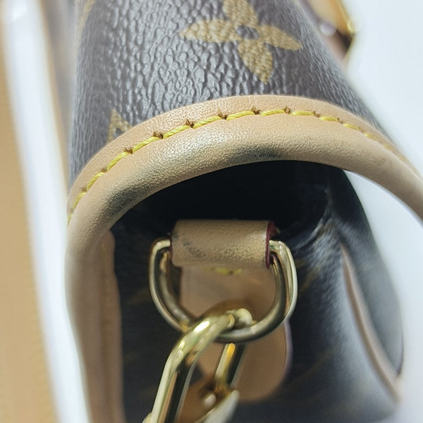 DIANE Monogram Coated Canvas Brown