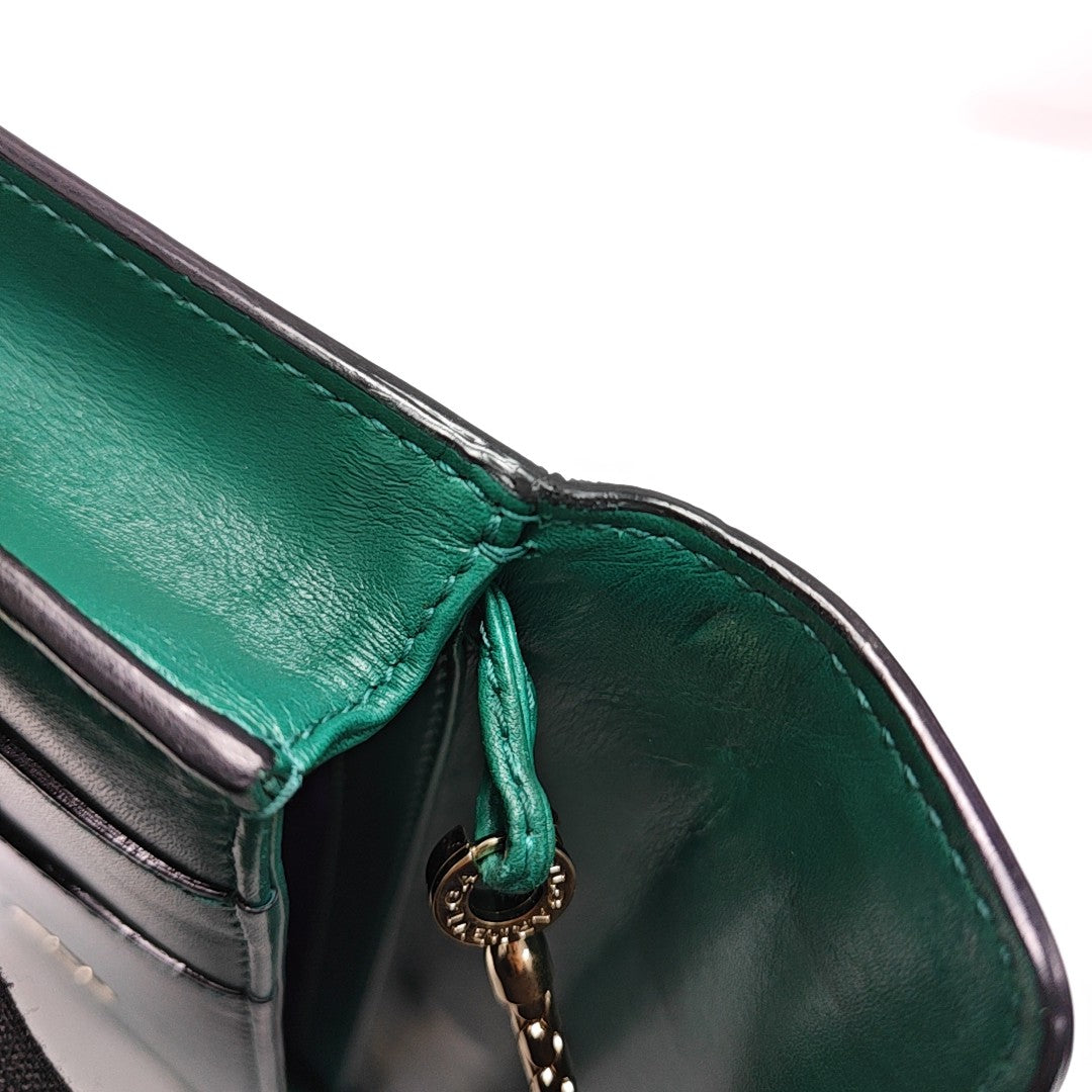 SERPENTI FOREVER Calfskin Green
