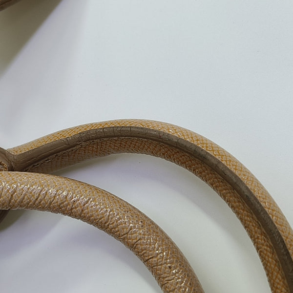 Calfskin Shoulder Bag Brown
