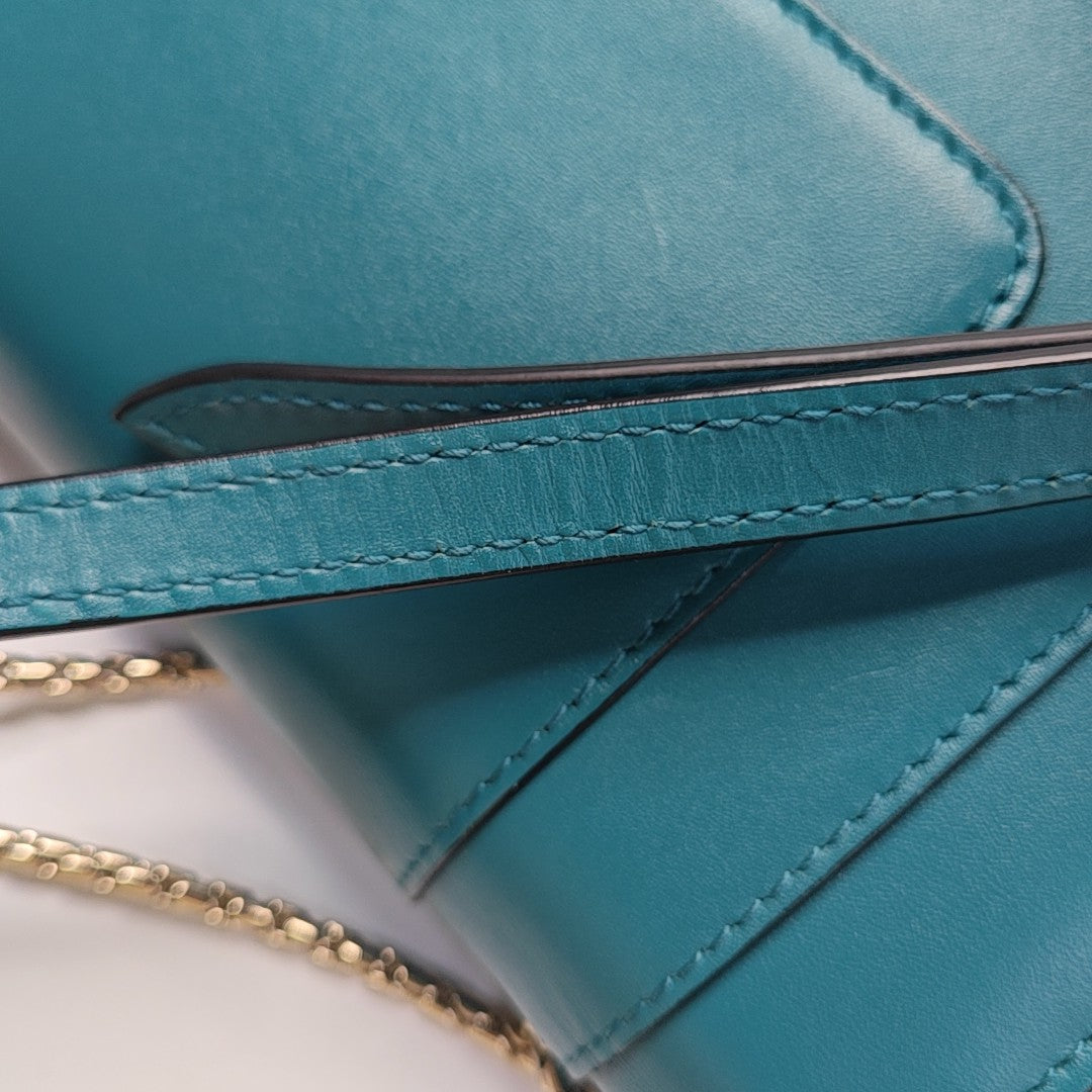 SERPENTI FOREVER Small Calfskin Blue