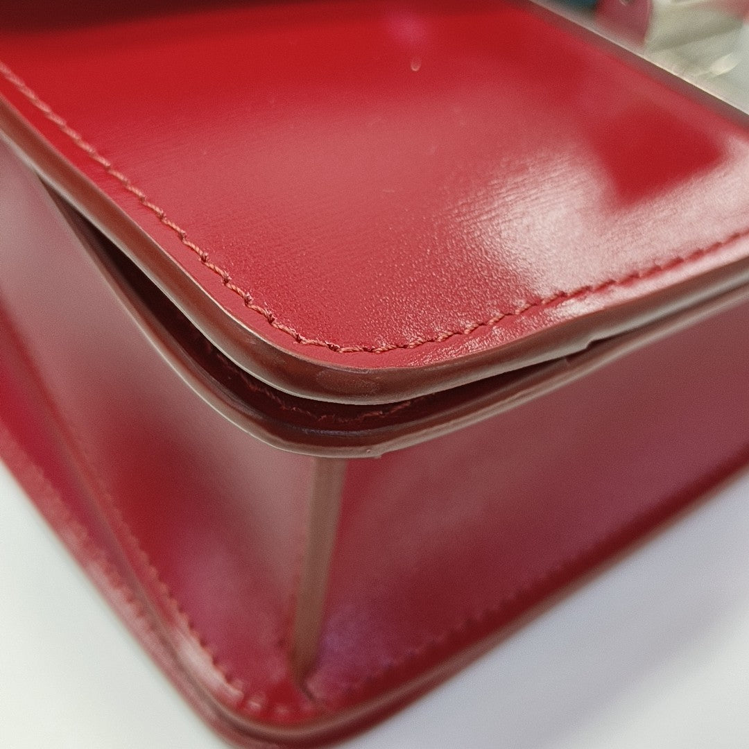 CLASSIC BOX Mini Calfskin Red
