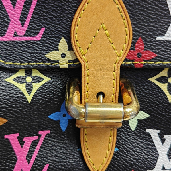 LV × TM PRISCILLA Monogram Coated Canvas Black