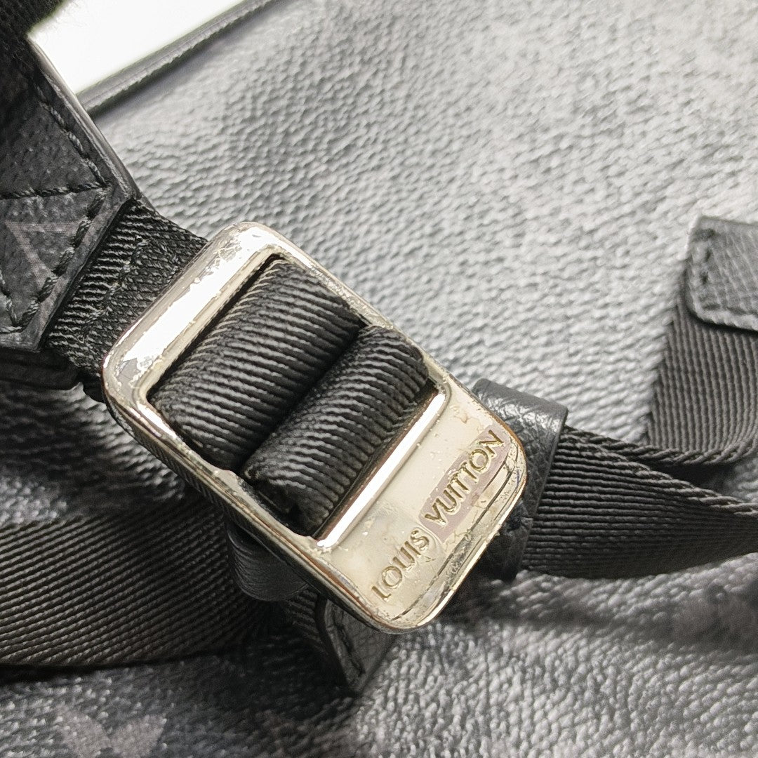 OUTDOOR PM Monogram Coated Canvas Black