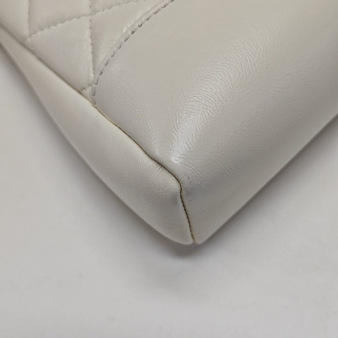 CHANEL 31 Mini Quilted Lambskin White