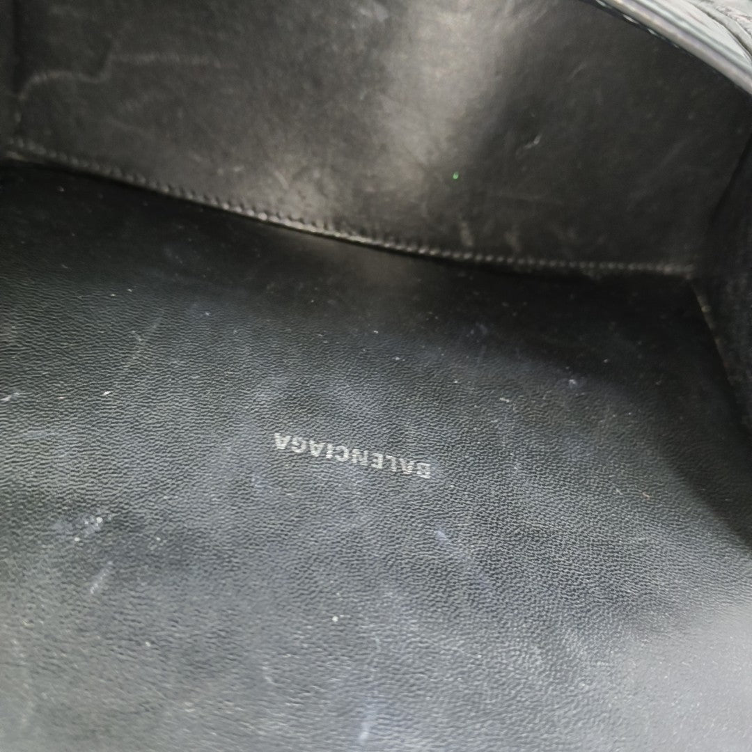 Hourglass Small Calfskin Black