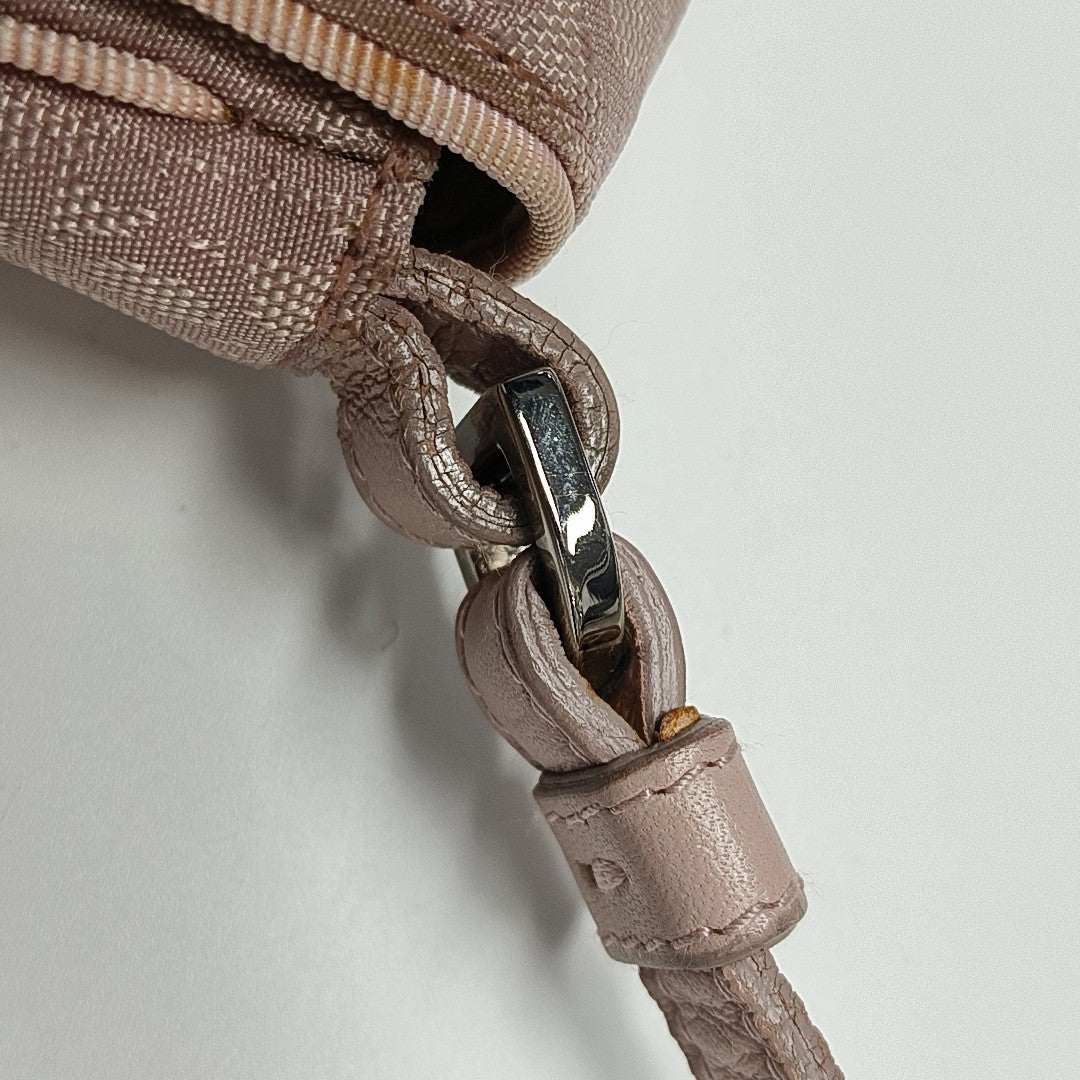 Fabric Crossbody Bag Pink