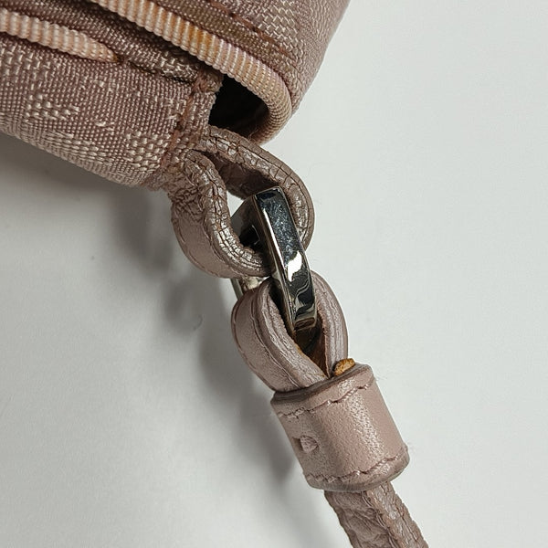 Fabric Crossbody Bag Pink