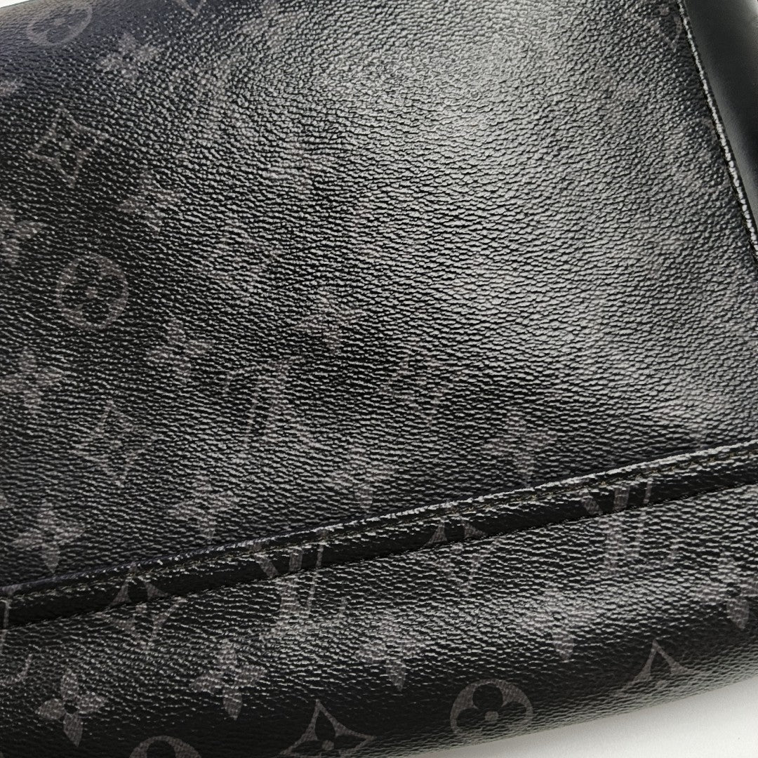 VOYAGER PM Monogram Coated Canvas Black