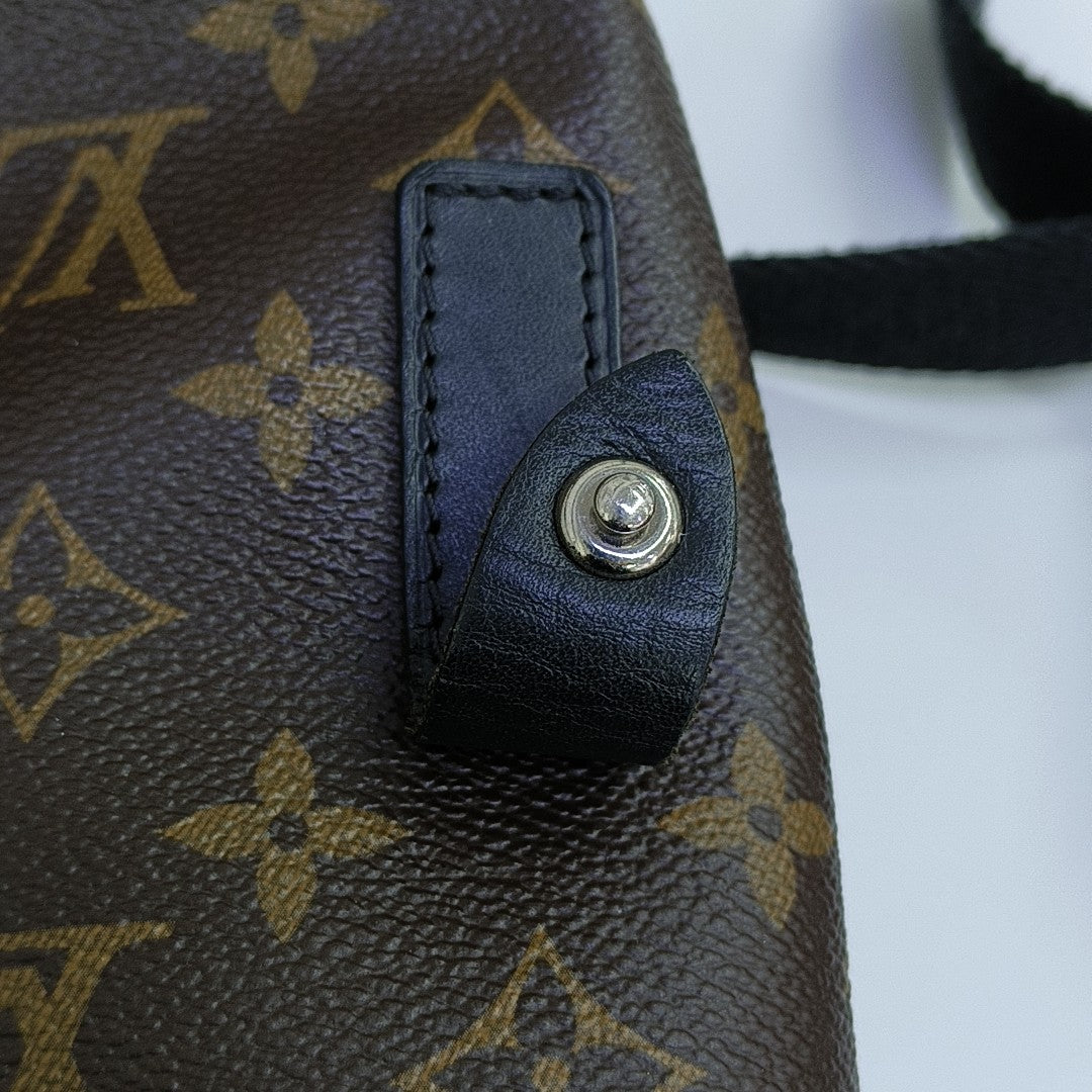 CHRISTOPHER MM Monogram Coated Canvas Brown