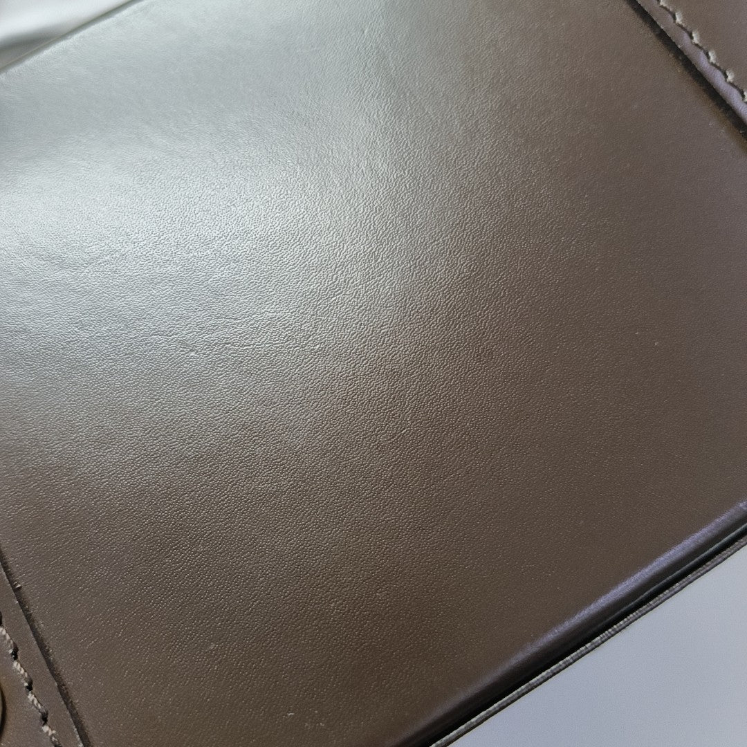ALMA BB Damier Ebene Coated Canvas Brown