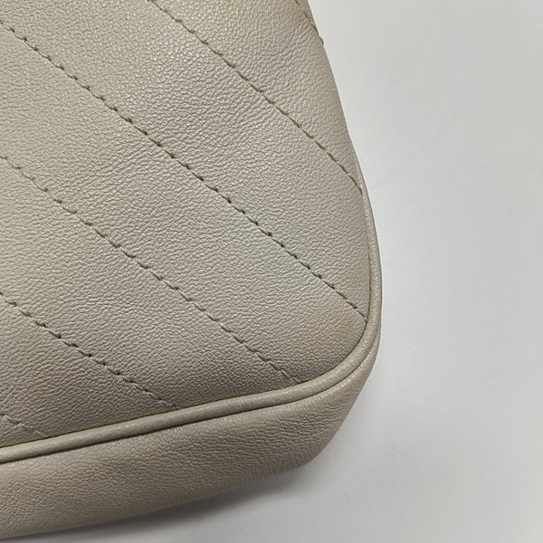 Quilted Calfskin White