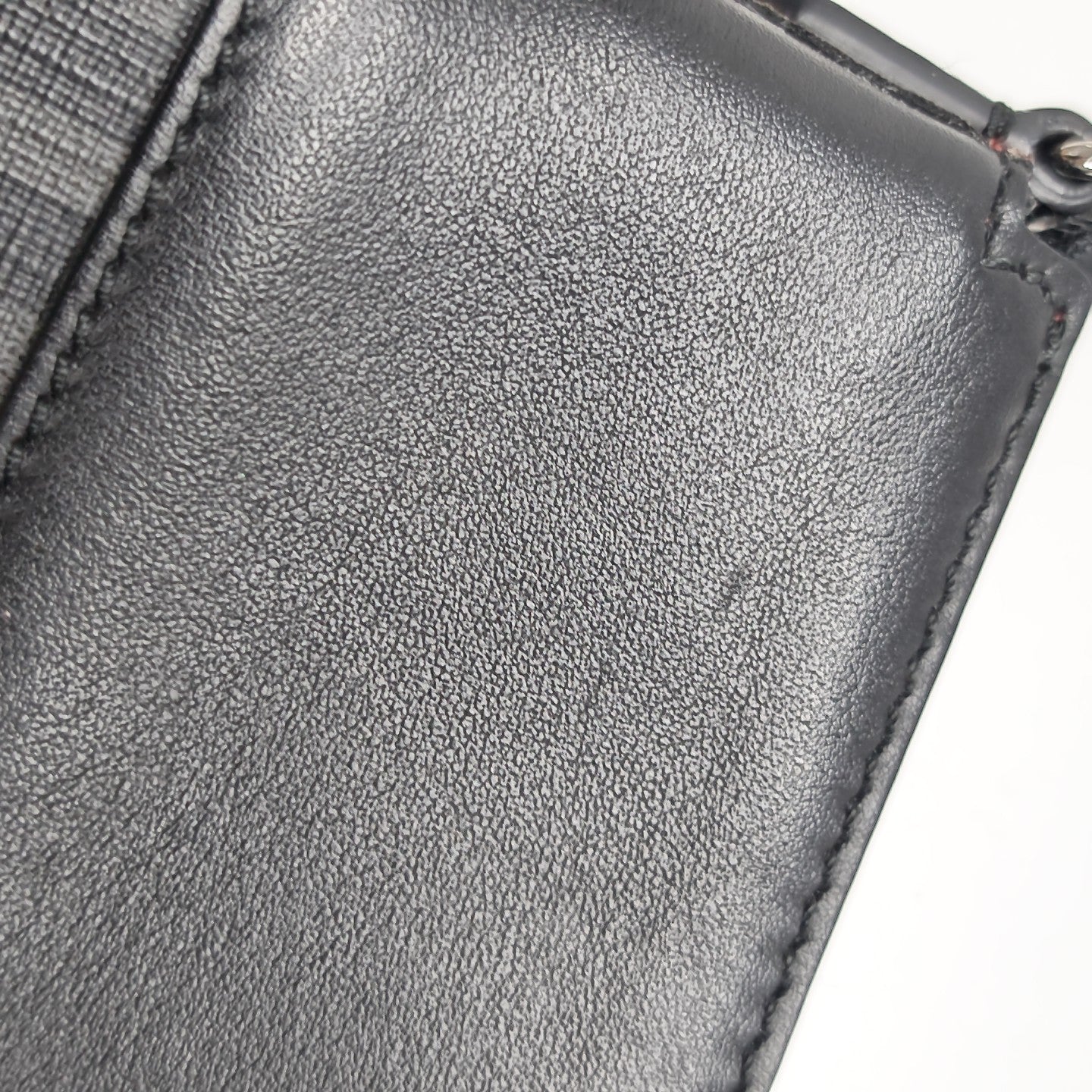 Coated Canvas Shoulder Bag Gray