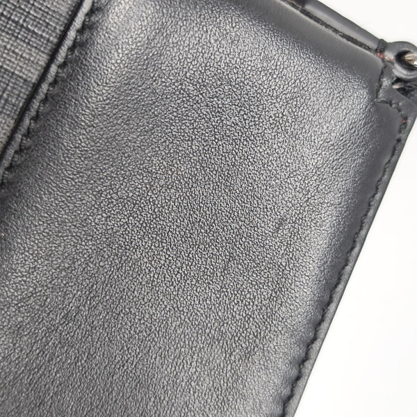Coated Canvas Shoulder Bag Gray